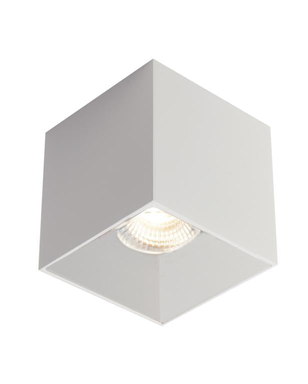 Plafoniera con struttura in alluminio bianco o nero opaco, cubo o cilindro lampada GU10 non inclusa collezione TOWN Plafoniera con struttura in alluminio bianco o nero opaco, cubo o cilindro lampada GU10 non inclusa collezione TOWN